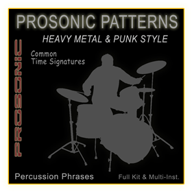 Midi drum pattern library